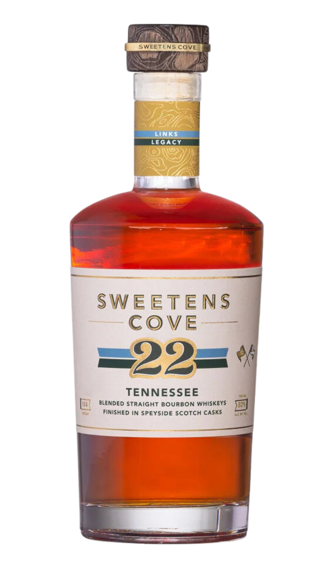 Sweetens Cove Tennessee Blended Straight Bourbon Whiskey Finished in Speyside Scotch Casks