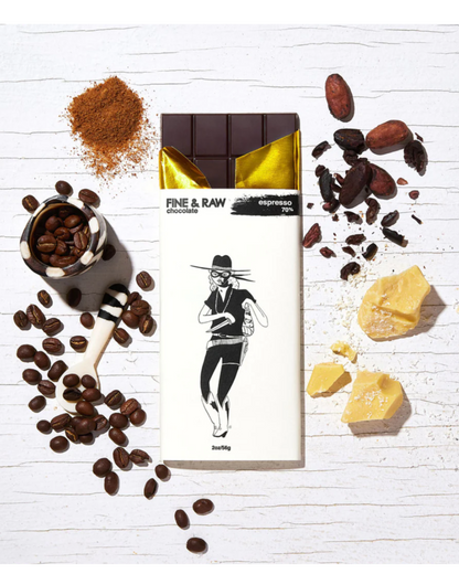 Fine & Raw Espresso Chocolate Bar