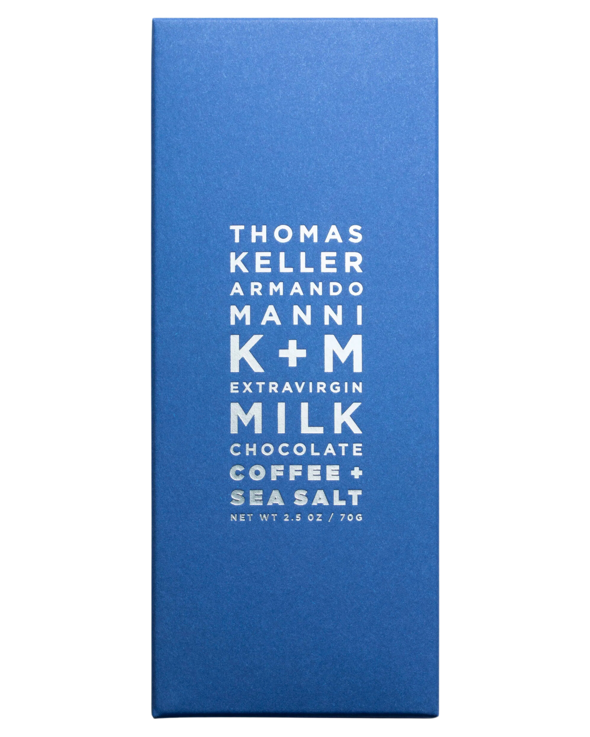 K + M Milk Chocolate Coffee & Sea Salt 2.5oz