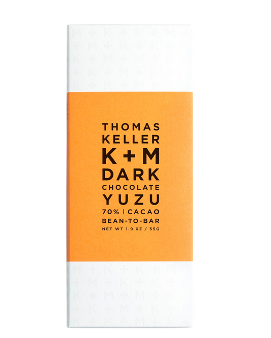 K + M Dark Chocolate 70% Yuzu 1.9 oz