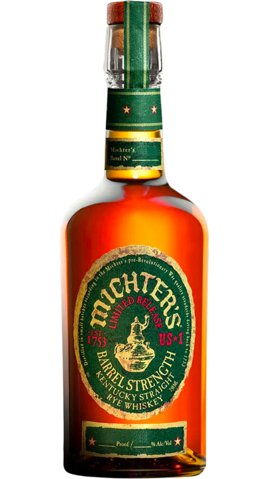 Michter's Limited Release Barrel Strength Rye Whiskey