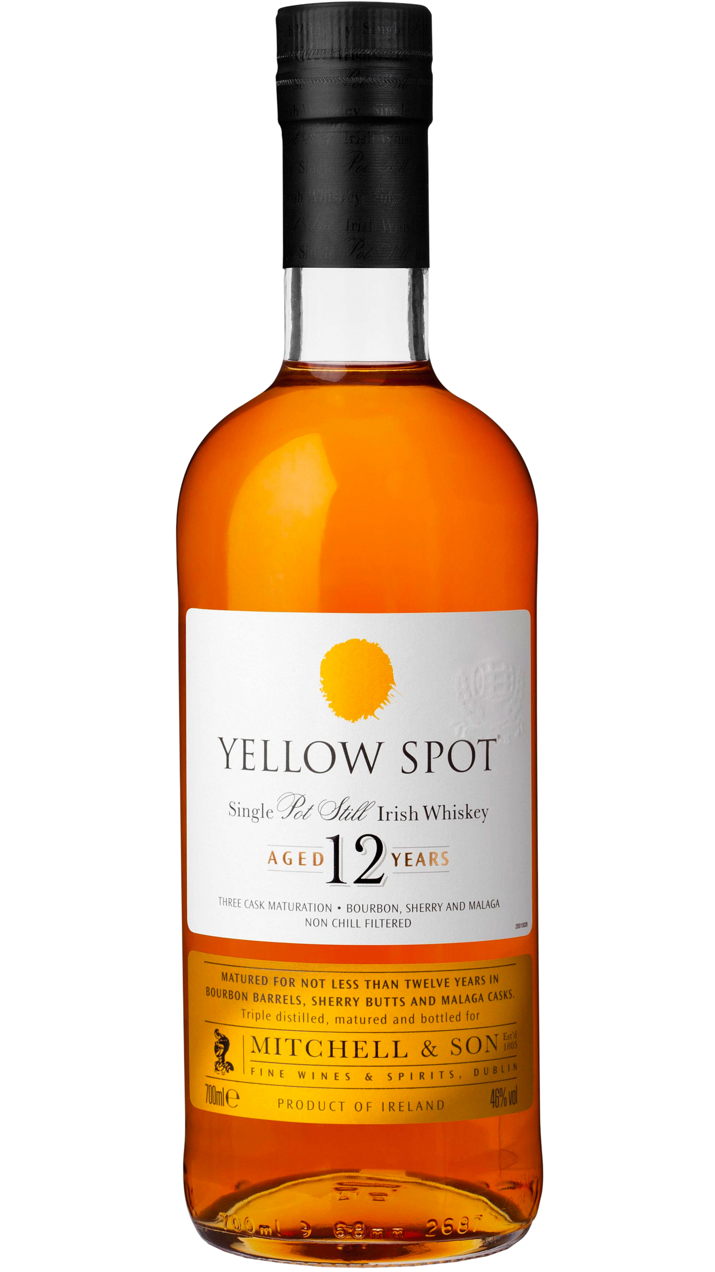 Mitchell & Son Yellow Spot 12 Year Single Pot Still Irish Whiskey